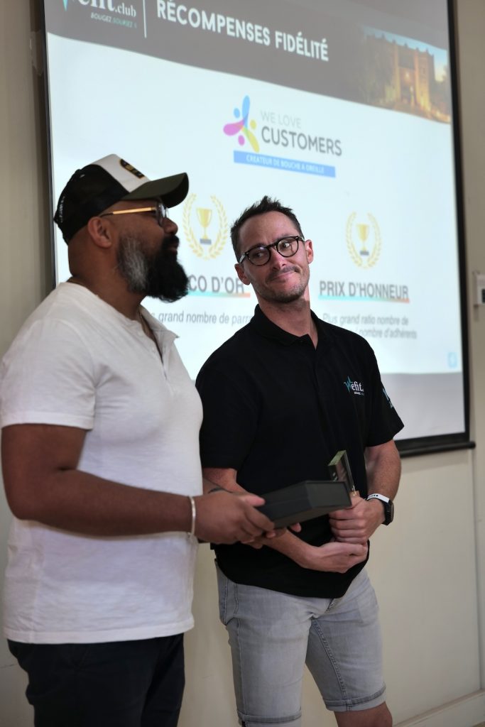 Remise prix de la Reco d'Or Wefit.club Station Foch